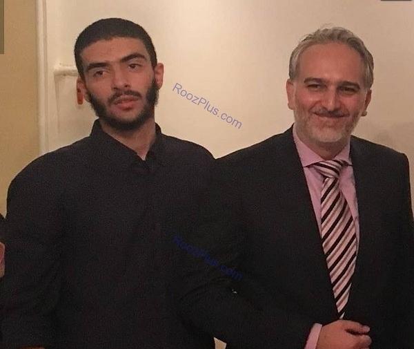 عکس بچه ی بیژن بنفشه خواه