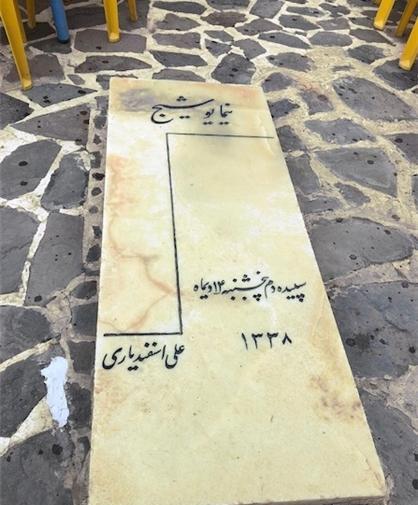 عکس قبر نیما یوشیج