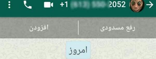 عکس مومو که پیام میده