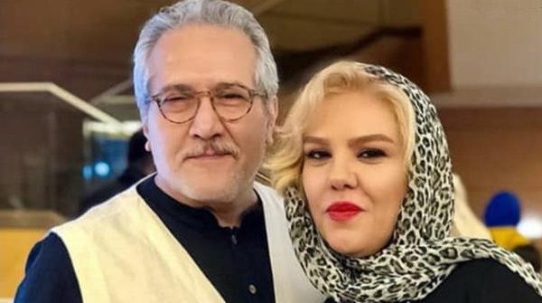 عکس افسانه چهره آزاد وهمسرش
