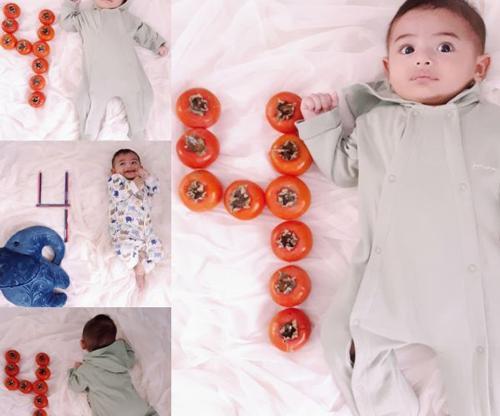 عکس ماهگرد چهار ماهگی پسر