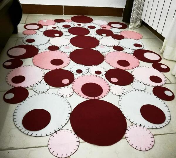 عکس فرش نمدی