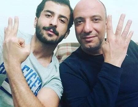 عکس امیر جعفری و برادرزاده اش