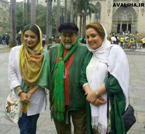 عکس سام درخشانی و نرگس محمدی در برزیل