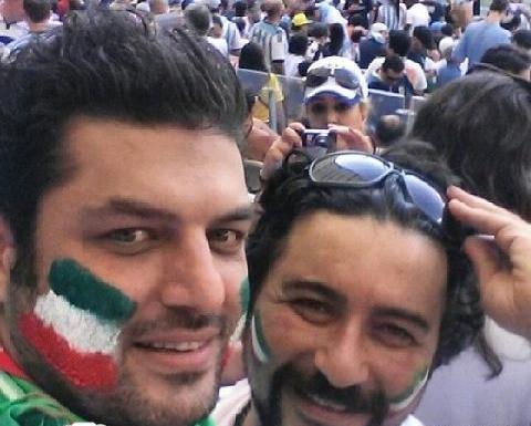 عکس سام درخشانی و نرگس محمدی در برزیل