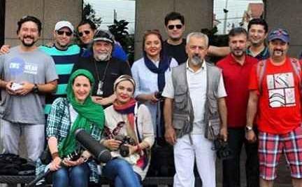عکس سام درخشانی و نرگس محمدی در برزیل