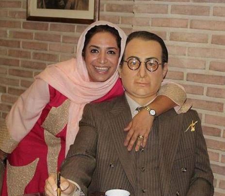 عکس ساناز سماواتی و همسرش