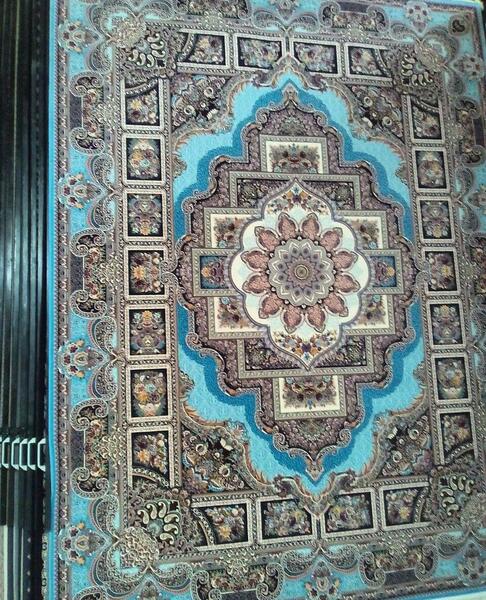 عکس فرش حوض آبی