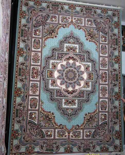 عکس فرش حوض آبی
