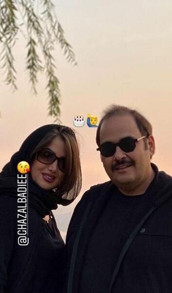 عکس رضا داوودنژاد و خواهرش