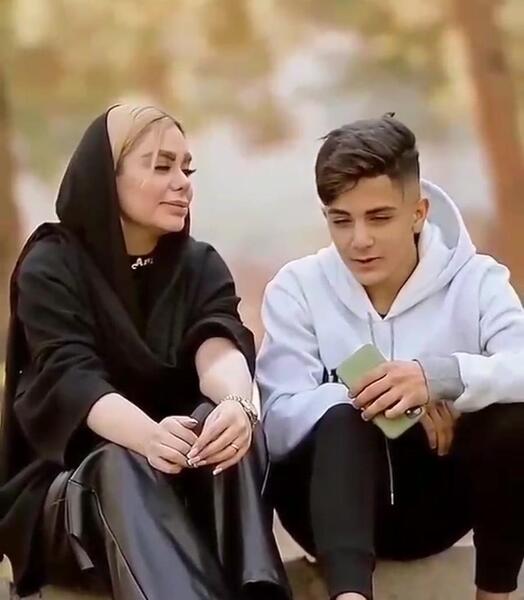 عکس دوست دختر امین طاهری