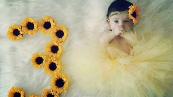 عکس ماهگرد نوزاد دختر دو ماهه