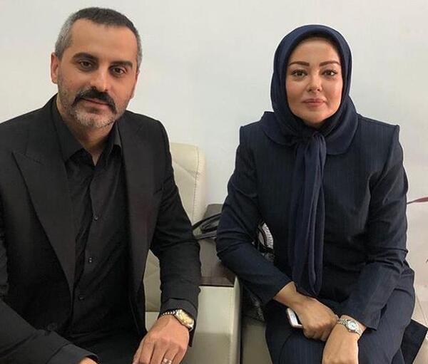 عکس رزیتا غفاری با همسرش