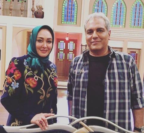عکس الهام حمیدی با جوراب شلواری