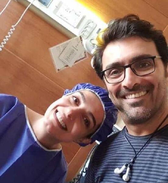 عکس الیکا عبدالرزاقی بعد از عمل بینی