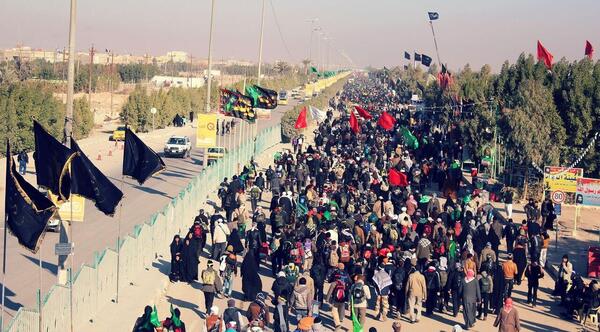 عکس جاده اربعین