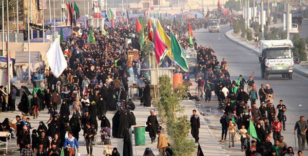 عکس جاده اربعین