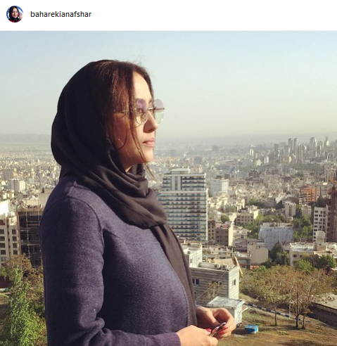 عکس نیم رخ بهاره افشاری