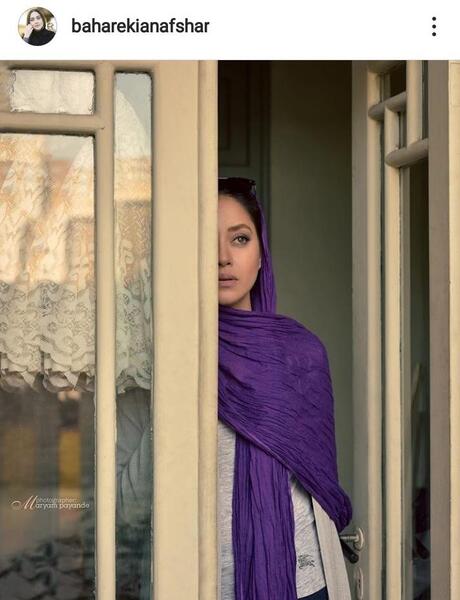عکس نیم رخ بهاره افشاری