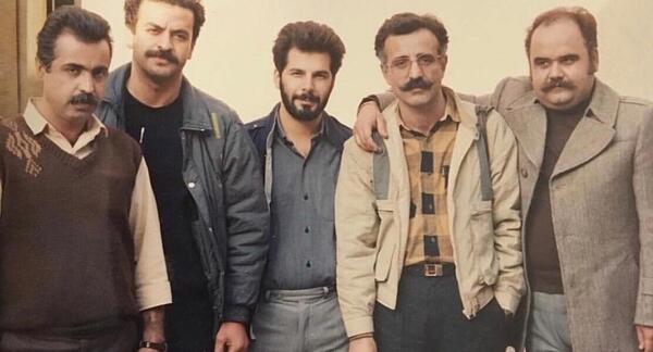 عکس اکبر عبدی در جوانی