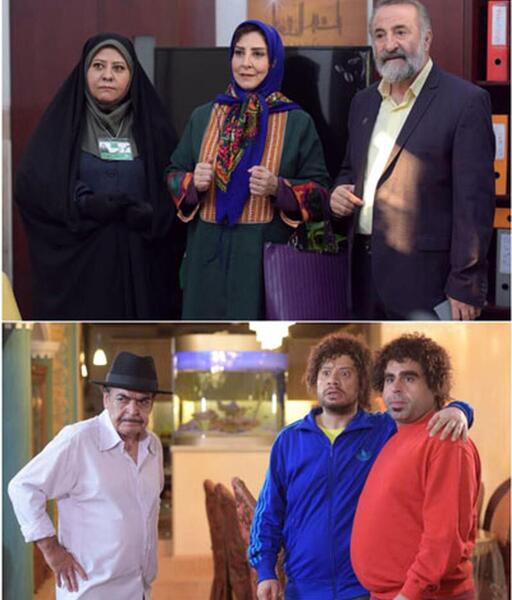 عکس مرجانه گلچین و حمید لولایی