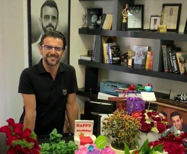 عکس تولد امین حیایی