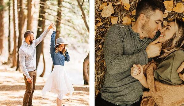 ژست عکس نامزدی اینستاگرام
