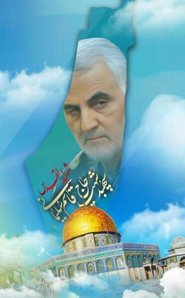 عکس سردار سلیمانی روز قدس