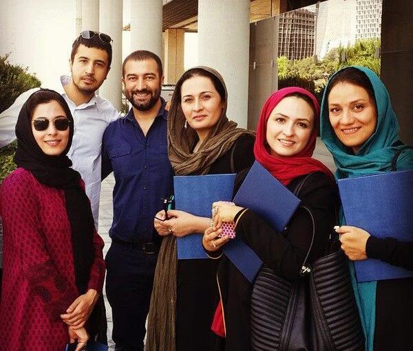 عکسهای پریوش نظریه و همسرش