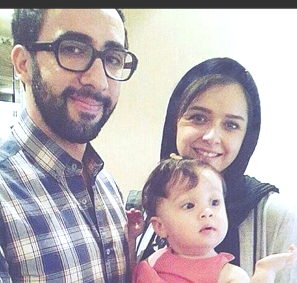 عکس ترانه علیدوستی وهمسرش ودخترش