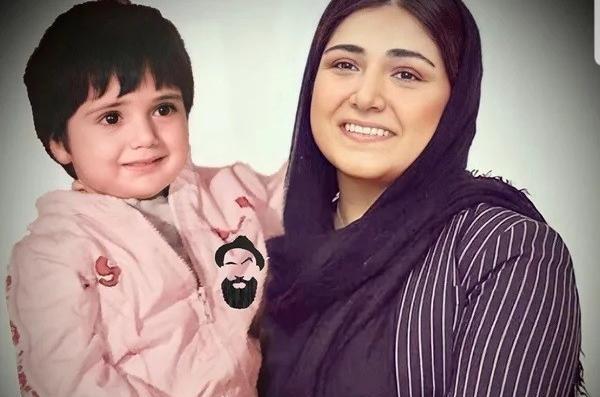 عکس کودکی باران کوثری