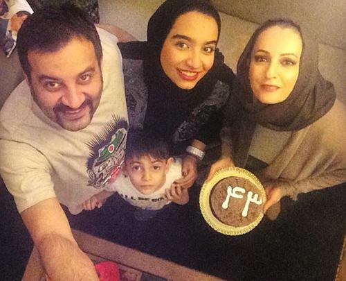 عکس مهراب با زنش
