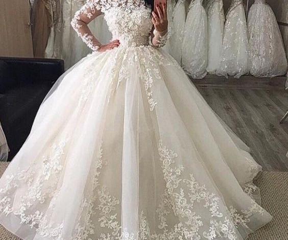 عکس لباس عروس مدل پرنسسی
