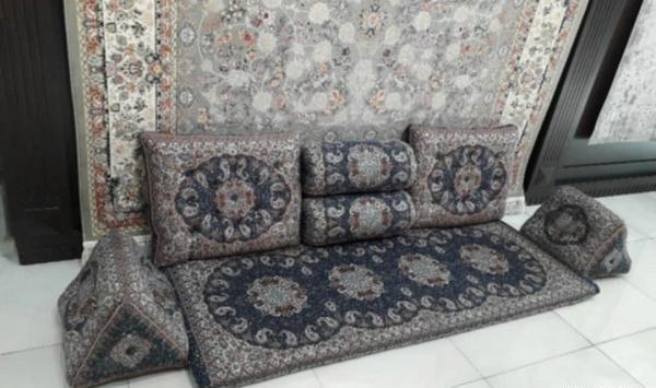 عکس فرش و پشتی ست