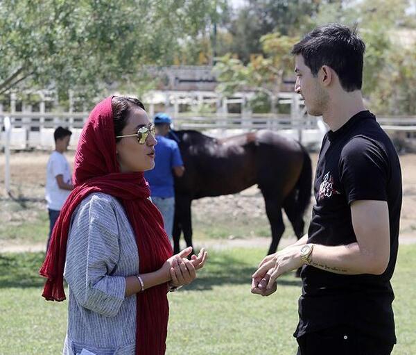عکس بهاره افشاری و دوست پسرش