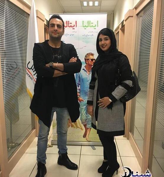 عکس حامد کمیلی با همسر
