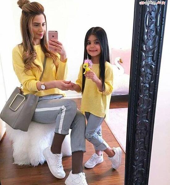 عکس دختر با لباس اسپرت