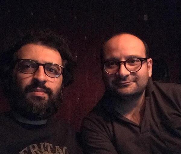 عکس بهروز شعیبی با همسرش