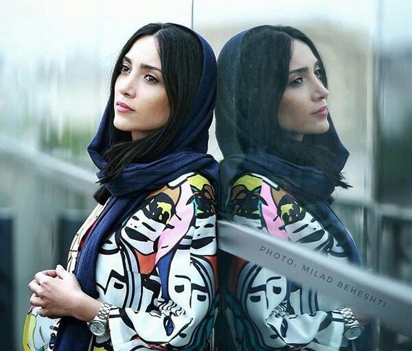 عکس خاطره اسدی با همسرش
