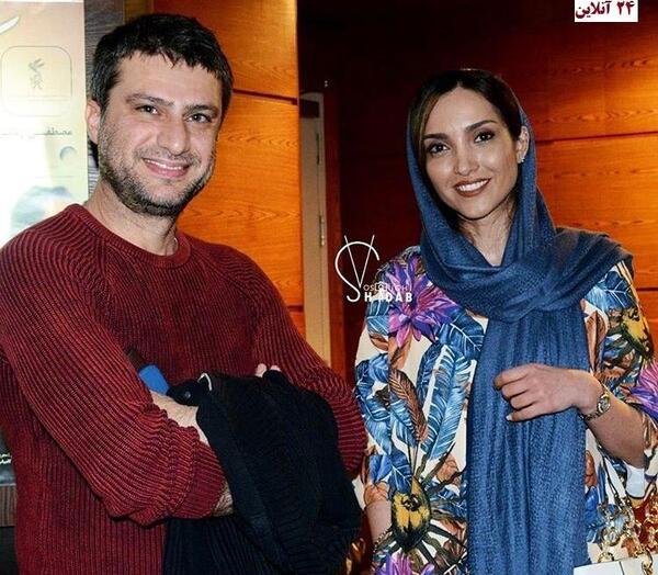 عکس خاطره اسدی با همسرش