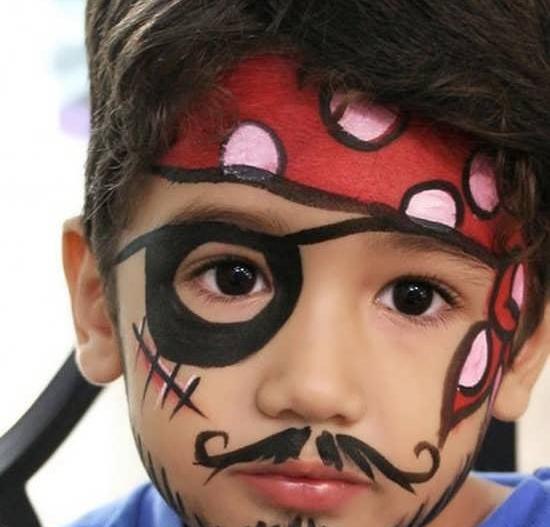 عکس نقاشی صورت پسرانه
