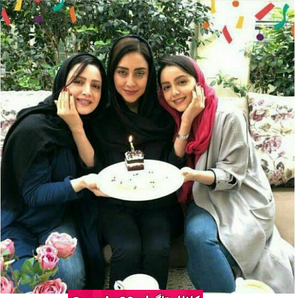 عکس الناز حبیبی در کنار بهاره افشاری