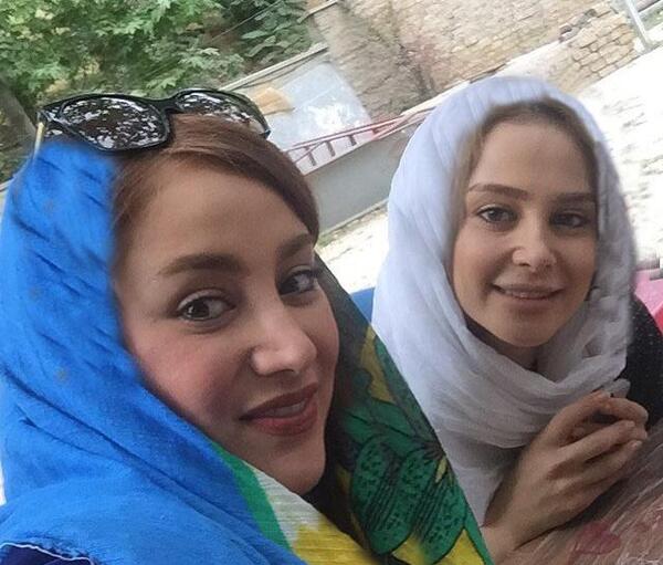 عکس الناز حبیبی در کنار بهاره افشاری
