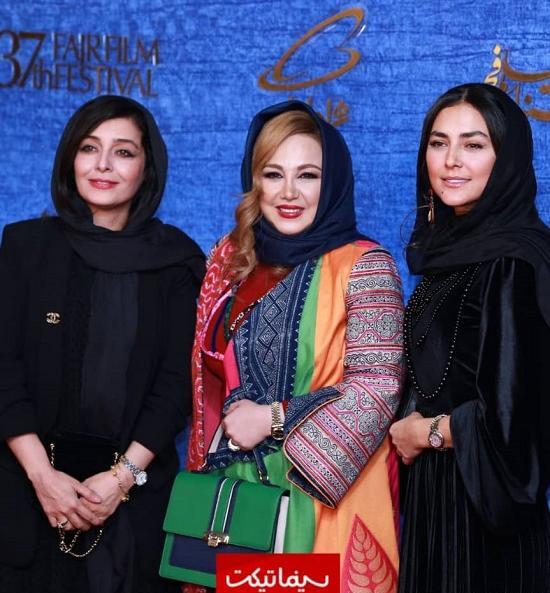 عکس تیپ ساره بیات در جشنواره