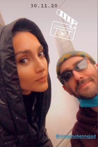 عکس خاطره اسدی و سگش