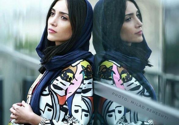عکس خاطره اسدی و سگش