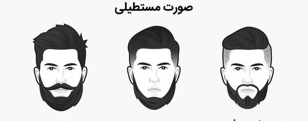 عکس ریش صورتی