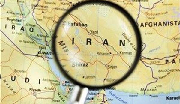 عکس نقشه ایران در جهان