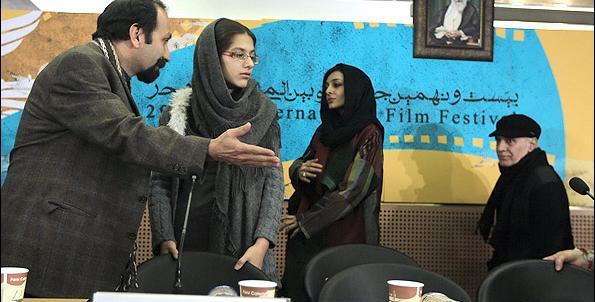 عکس ساره بیات در فیلم جدایی نادر از سیمین