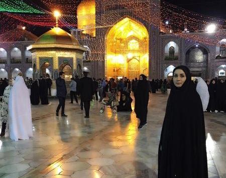 عکس دختر چادری در حرم امام رضا برای پروفایل